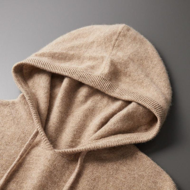 Merinoull Hoodie för Män med Mjuk Finish