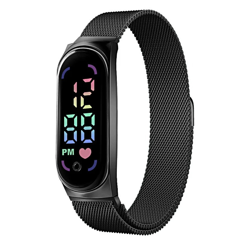 LED-horloge met magnetische band voor dames