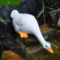 PuddlePals Skulptur – Lantstil Anka & Gås Figur