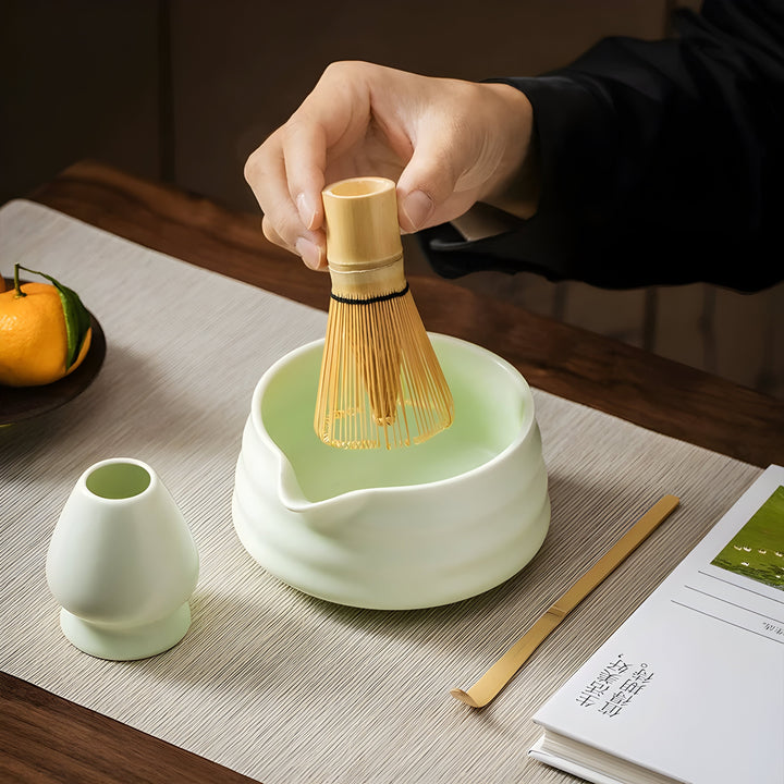 Matcha-set Keramik – Traditionellt Japanskt Te-set för Avkopplande Stunder