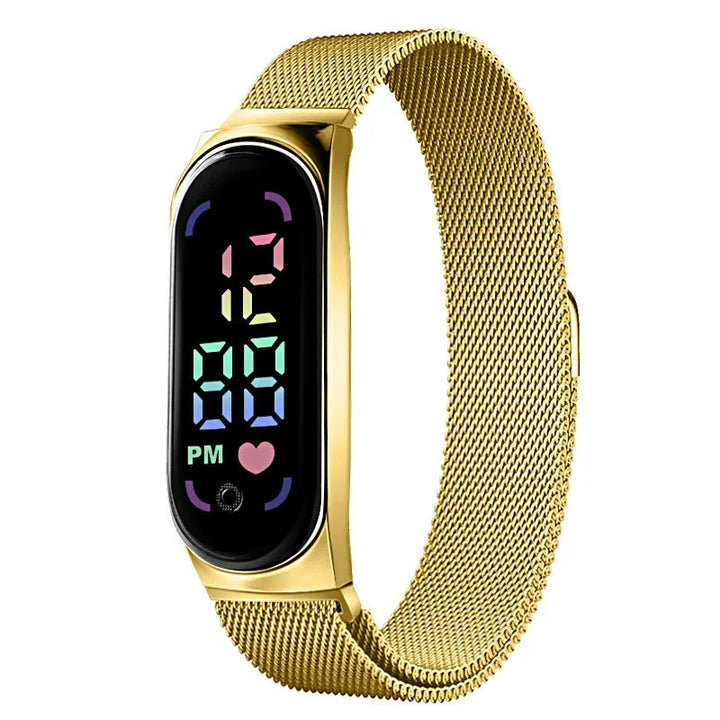 LED-horloge met magnetische band voor dames