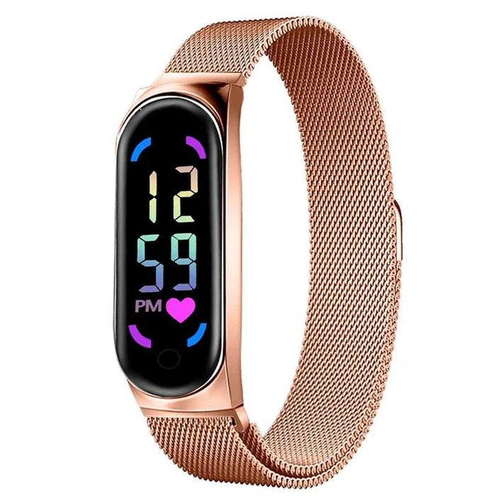 LED-horloge met magnetische band voor dames