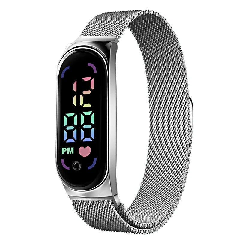 LED-horloge met magnetische band voor dames