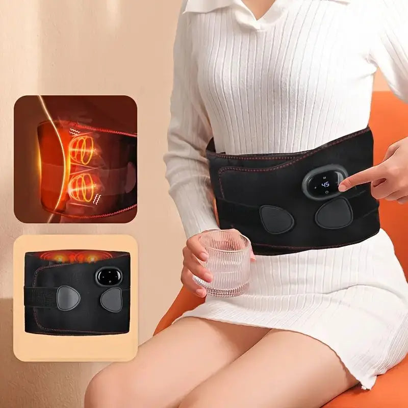 TermoRelax Pro - Elektrisk Värmebälte med Massage för Ryggen