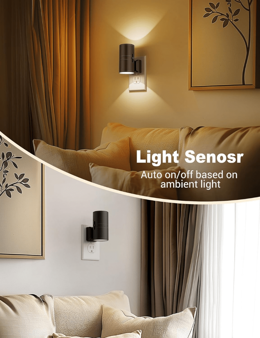 NightGlow – Dimbar LED Nattlampa med Sensor