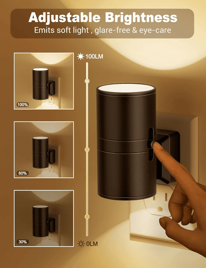 NightGlow – Dimbar LED Nattlampa med Sensor