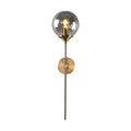 GlassGleam Lampa - Nordisk Guld Inomhus Glasboll Vägglampa