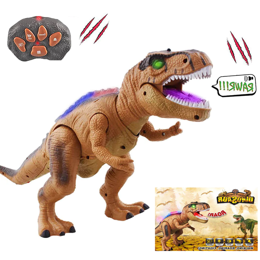 Royaleva Fjärrkontroll T-Rex Dinosaurie Med LED Lampa