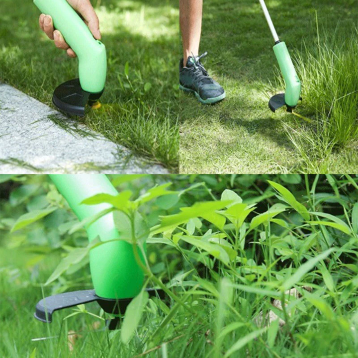 Carvallo - Trådlös mini grästrimmer för effektiv gräsklippning