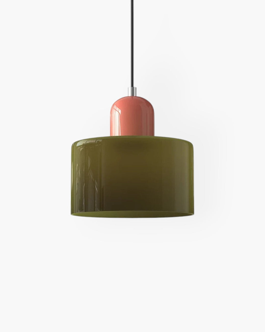 Formiva Pendel Lampa | Retro Modern Glas Skärm | Ambient E26 Belysning | Hårdkopplad Takarmatur