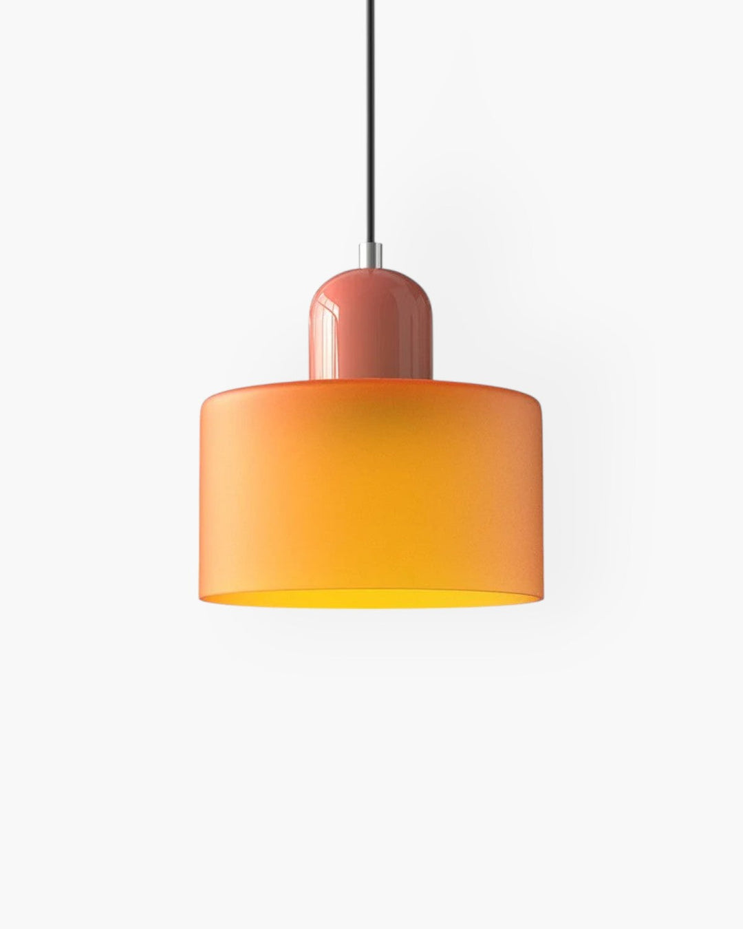 Formiva Pendel Lampa | Retro Modern Glas Skärm | Ambient E26 Belysning | Hårdkopplad Takarmatur