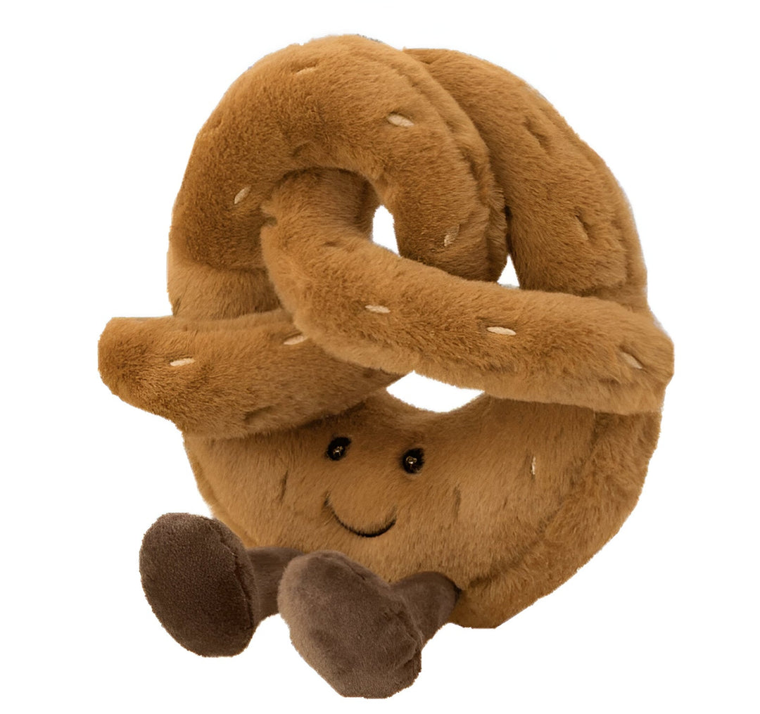 Plush Pretzel – Mjuk Kramkudde i Frukostdesign