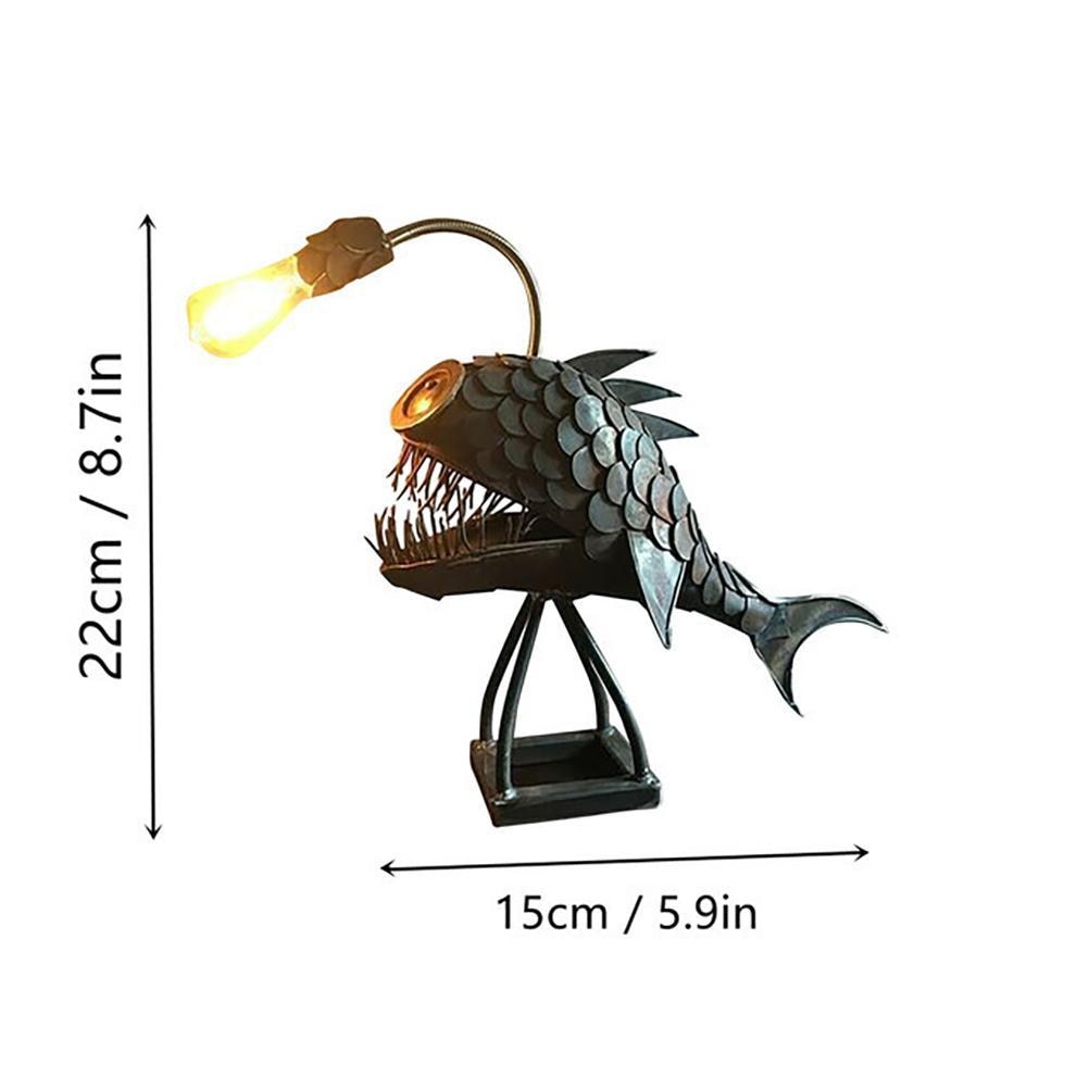 Royallure Angler Fish Lamp – USB Driven LED Nattlampa för Eccentrisk Heminredning