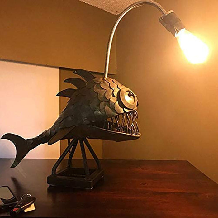 Royallure Angler Fish Lamp – USB Driven LED Nattlampa för Eccentrisk Heminredning