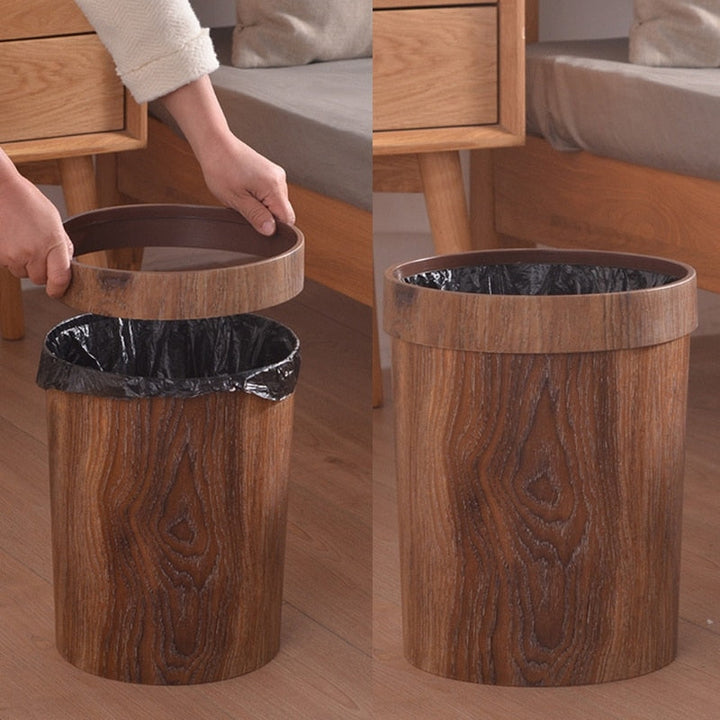 NordicWood - Elegant papperskorg i trä