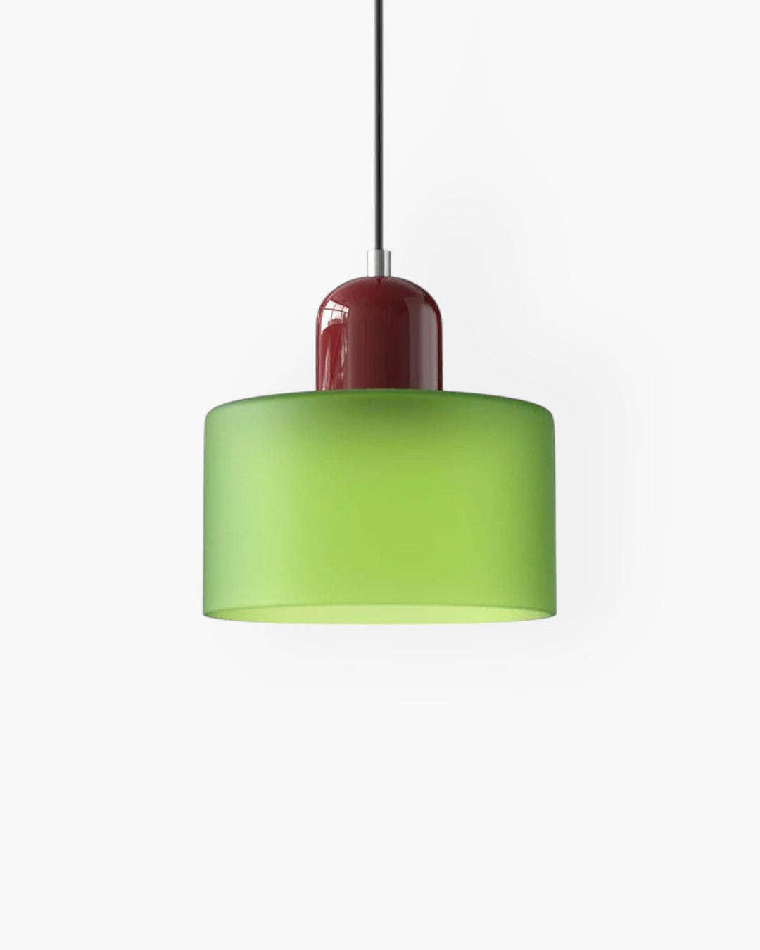 Formiva Pendel Lampa | Retro Modern Glas Skärm | Ambient E26 Belysning | Hårdkopplad Takarmatur