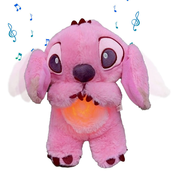 Plush leksak med lugnande ljus och ljud
