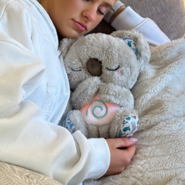Plush leksak med lugnande ljus och ljud
