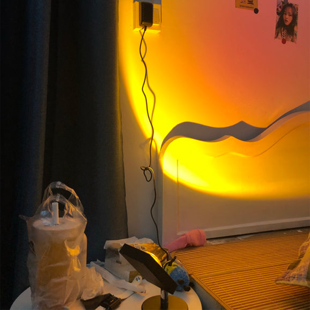 LED Solnedgång Ambient Belysning för Sovrum