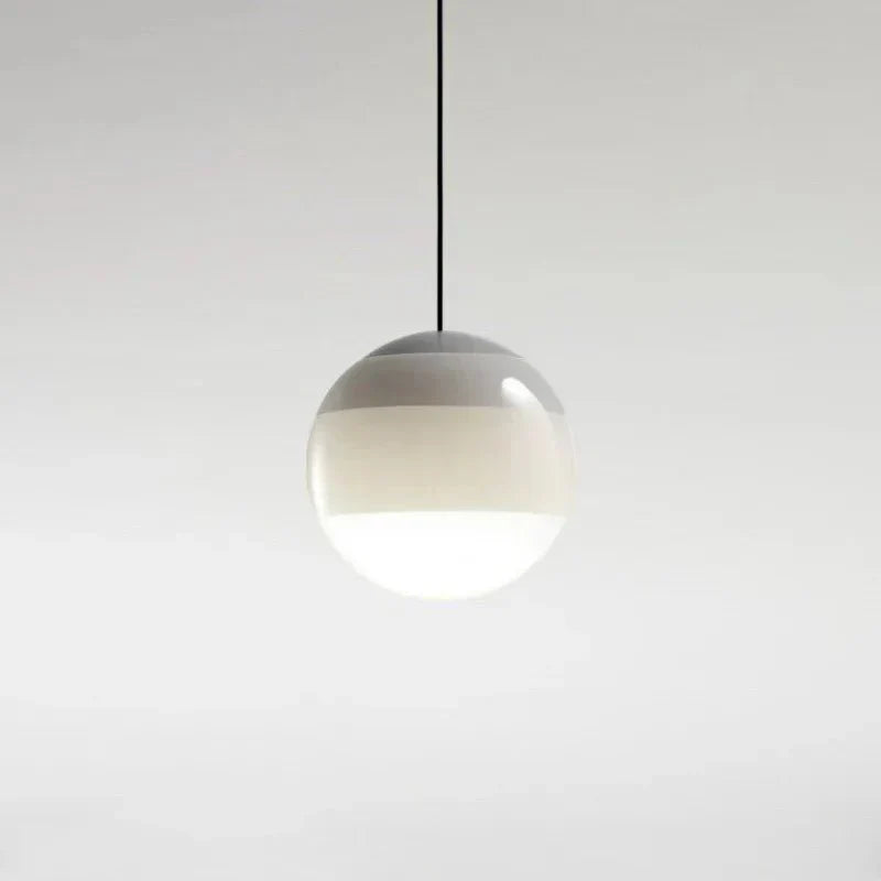 Sju färggradient glaspendellampa
