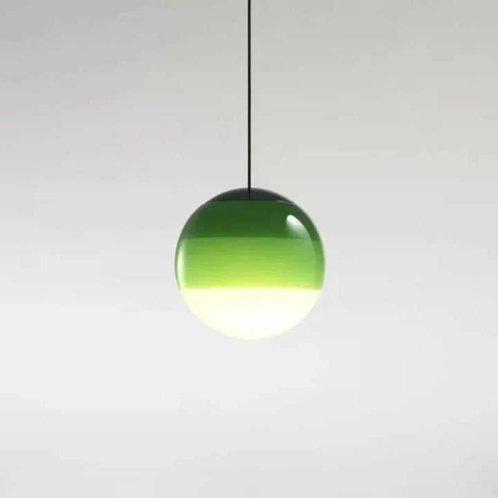 Sju färggradient glaspendellampa