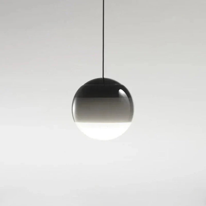 Sju färggradient glaspendellampa