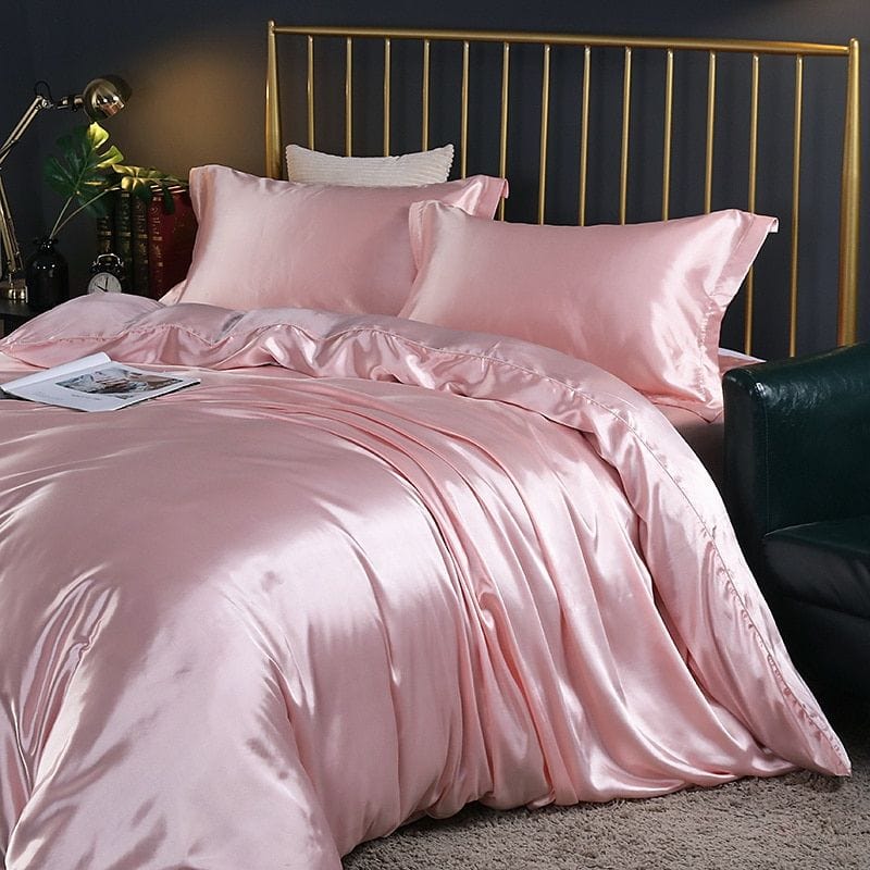 SilkCare – 4-delat sängset med slät textur för lyxig sömn