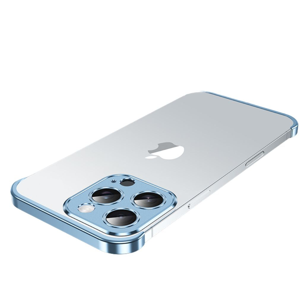 Mobilskal Minimalistisk Slim Skyddande Metallfack