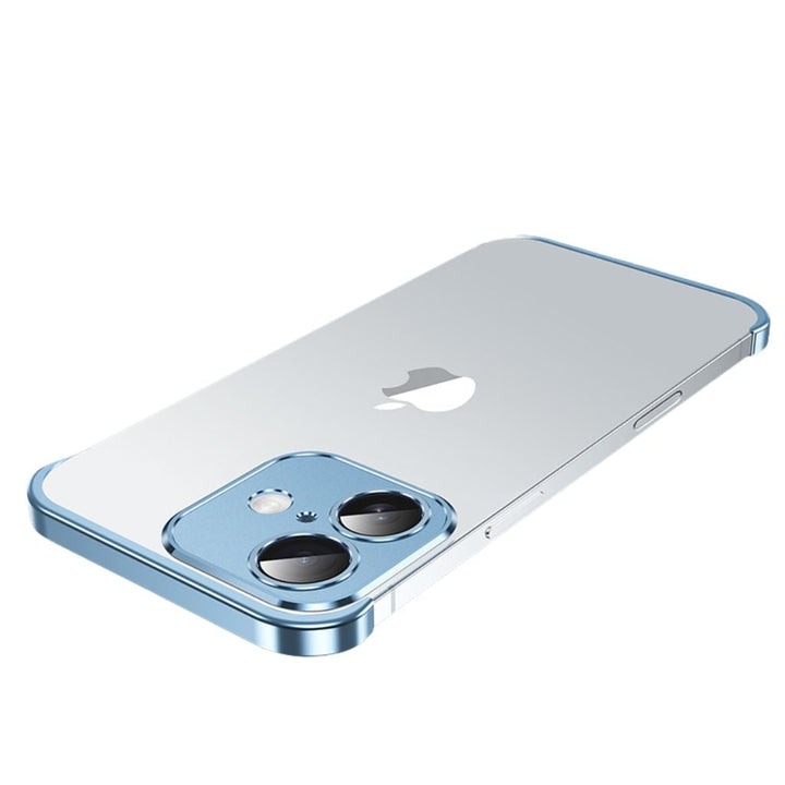 Mobilskal Minimalistisk Slim Skyddande Metallfack