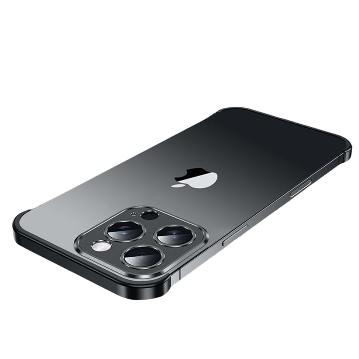 Mobilskal Minimalistisk Slim Skyddande Metallfack
