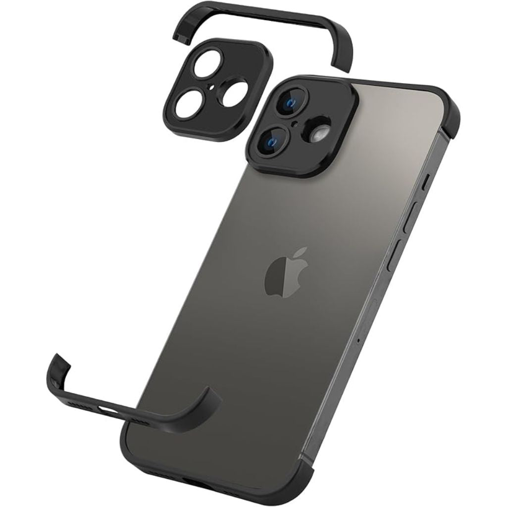 Mobilskal Minimalistisk Slim Skyddande Metallfack