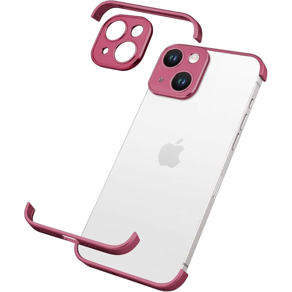 Mobilskal Minimalistisk Slim Skyddande Metallfack