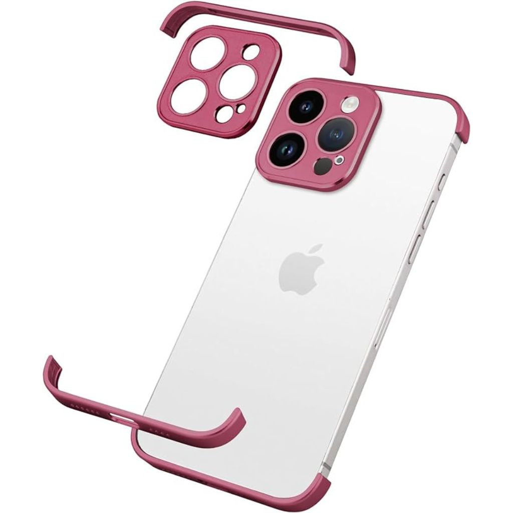 Mobilskal Minimalistisk Slim Skyddande Metallfack