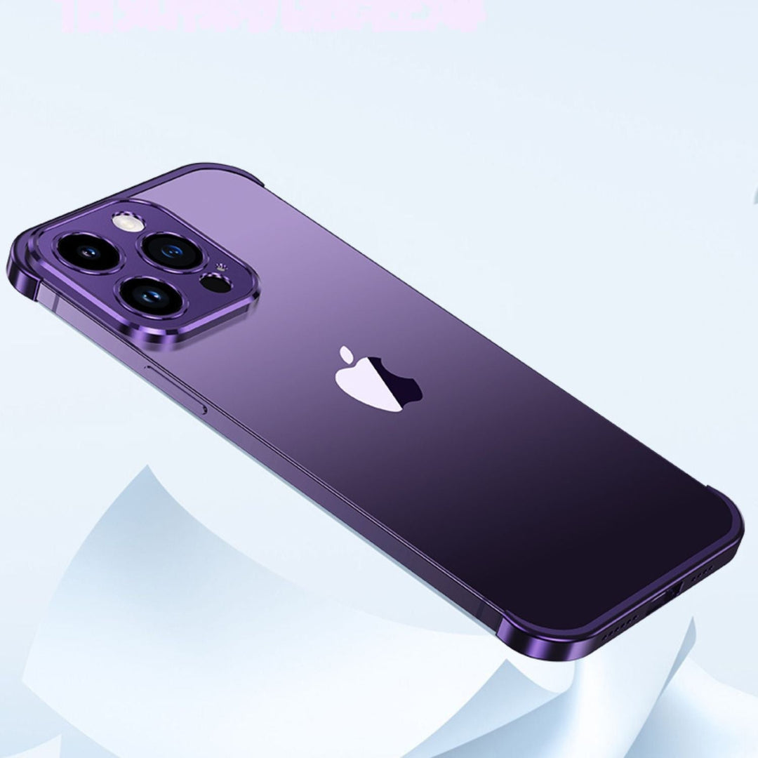 Mobilskal Minimalistisk Slim Skyddande Metallfack