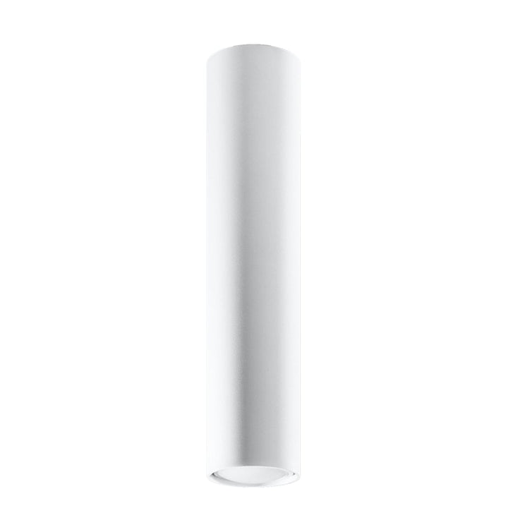 LAGOS 40 Vit Taklampa - Modern Minimalistisk Design - Hållbart Stål - Lätt Installation - GU10 Glödlampa Kompatibel