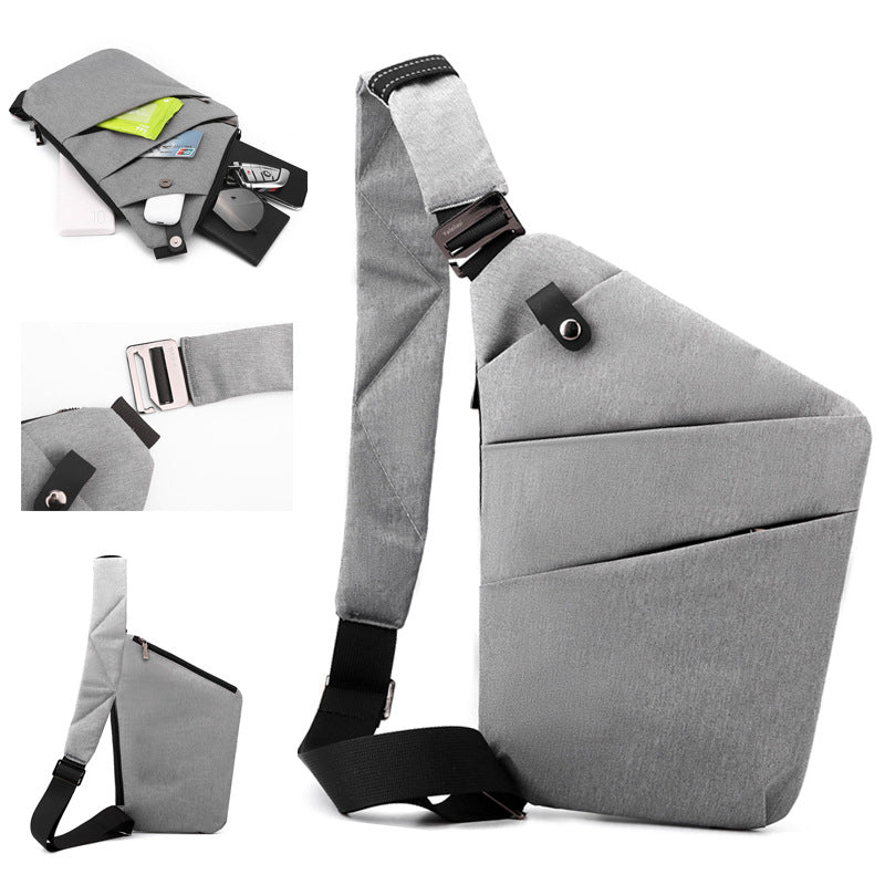 Crossbody-väska med stöldskyddande rese-design