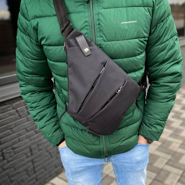 Crossbody-väska med stöldskyddande rese-design