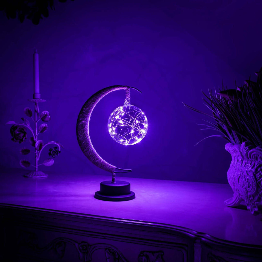 Bordslampa LED Månlampa för Sovrum