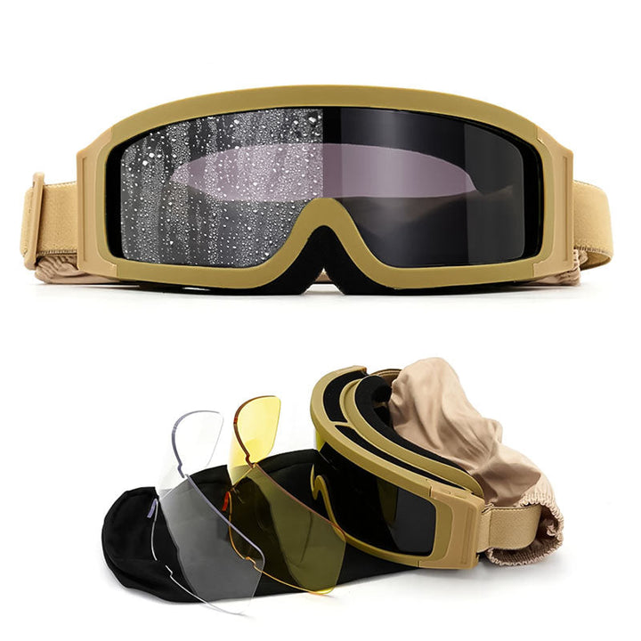 Royaleva Anti-Fog och Fit Over Glasögon Motorcykel Goggles