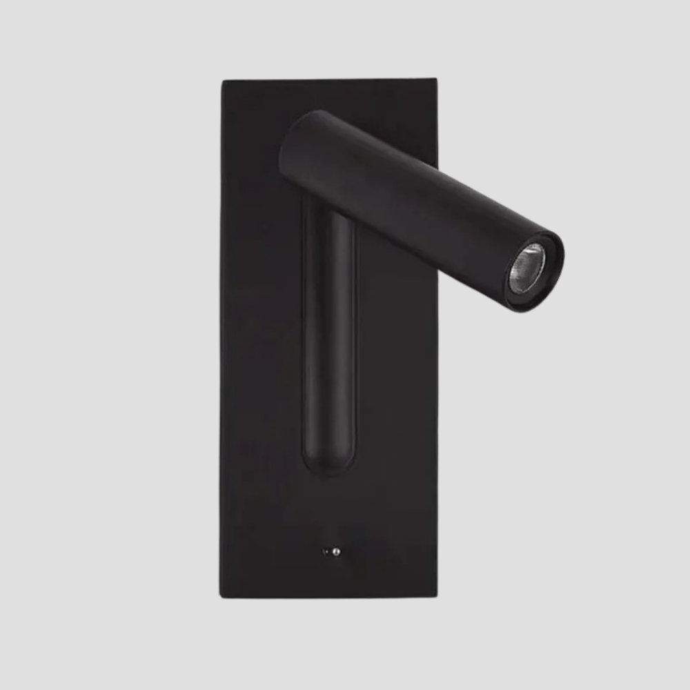Justerbar USB-laddningsvägglampa med 350° rotation – Modern vägglampa för nattduksbord och hotellanvändning