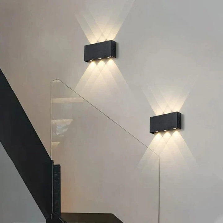 Trådlös LED-vägglampa med touchkontroll – Uppladdningsbar - Dimbar - Minimalistisk design - Tre färgtemperaturer - Inomhusbruk