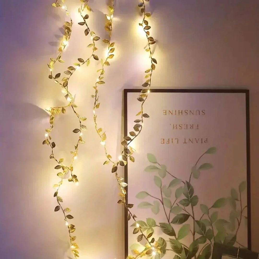 Guldblad LED Ljussträngar
