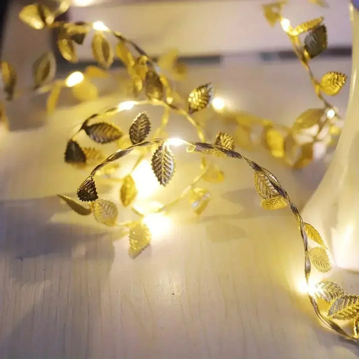 Guldblad LED Ljussträngar