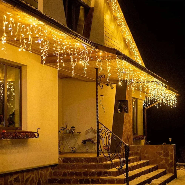Icicle String LED Twinkle Effekt Ljus