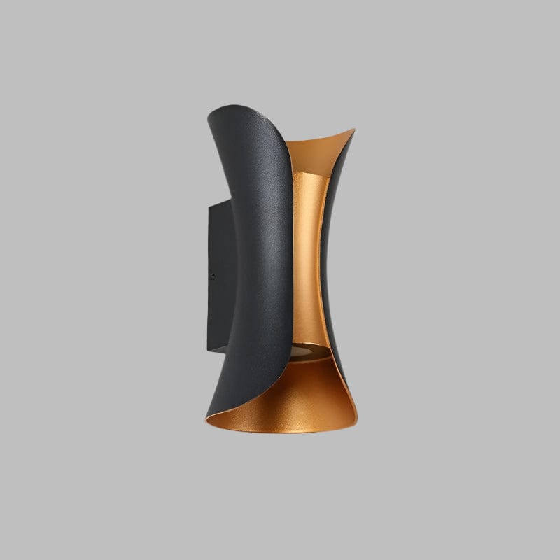 LED Vägglampa Med Modern Design – Vattentät - Aluminium - Inomhus/Utebruk
