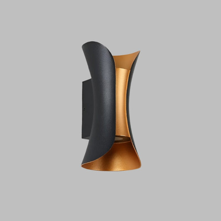 LED Vägglampa Med Modern Design – Vattentät - Aluminium - Inomhus/Utebruk