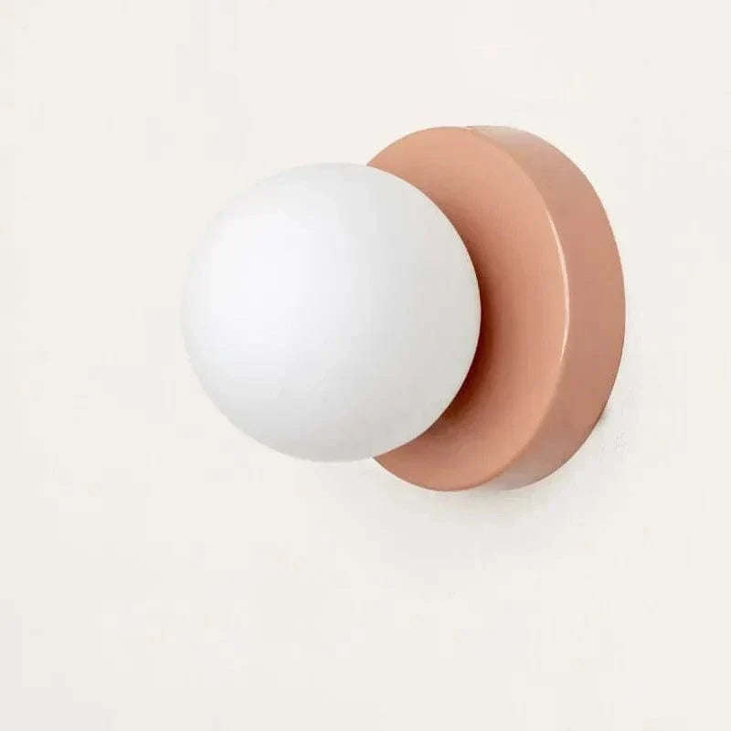 Macaron Mini Glass Vägglampa LED
