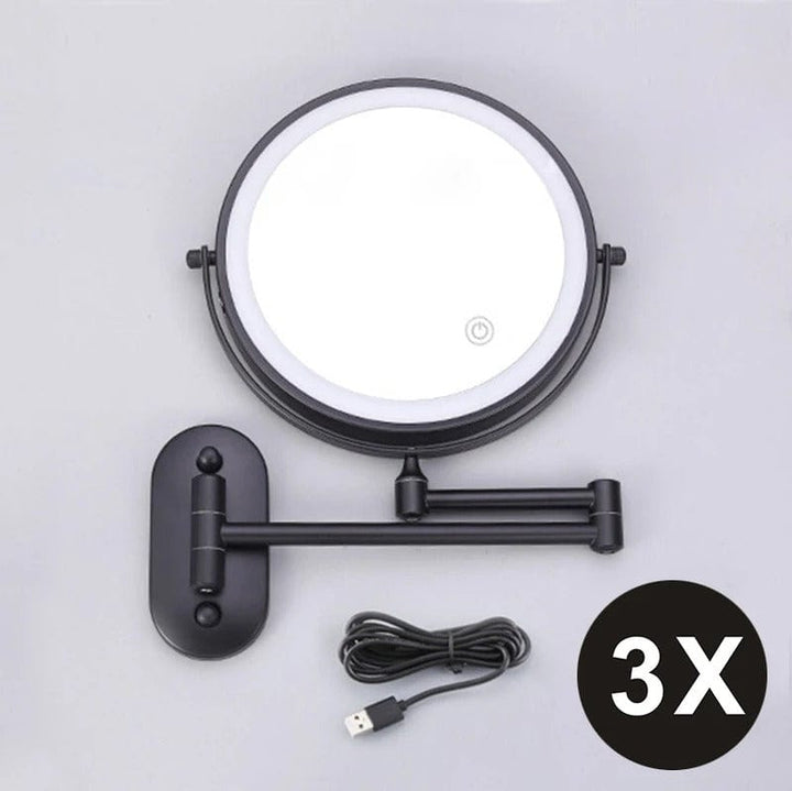 Make-Up Spegel med Ljus - Uppladdningsbar Make-up Spegel med Ljus