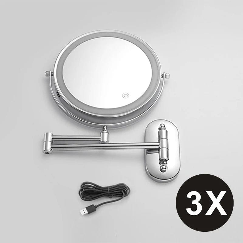 Make-Up Spegel med Ljus - Uppladdningsbar Make-up Spegel med Ljus