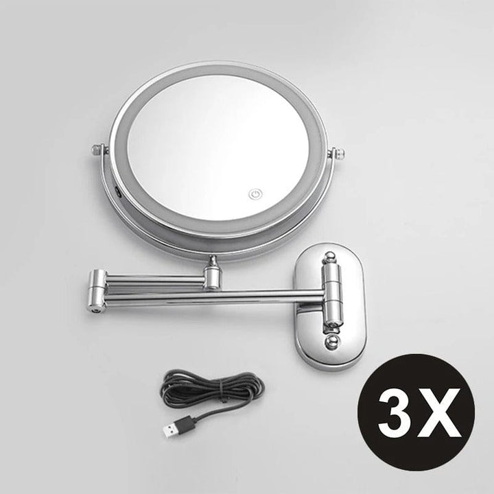 Make-Up Spegel med Ljus - Uppladdningsbar Make-up Spegel med Ljus